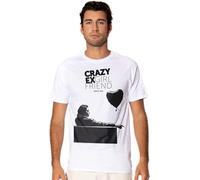 KJTEDZSXD Crazy Ex Girlfriend Crazy Mad Adults Men's Short Sleeve T-Shirt Manches Courtes(Medium)