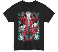 KJTEDZSXD Devil May Cry Vergil T-Shirt M-66 Manches Courtes(Small)