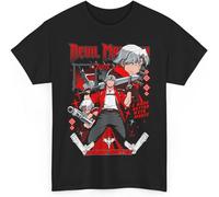 KJTEDZSXD Devil May Cry Vergil T-Shirt M-888 Manches Courtes(X-Large)