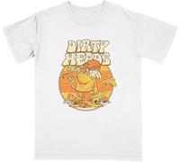 KJTEDZSXD Dirty Heads Men's Hippy T-Shirt White Officially Licensed Merchandise Manches Courtes(XX-Large)