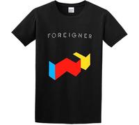 KJTEDZSXD Foreigner Moomba Cotton Cotton Round Neck Shirt for Men Manches Courtes(Small)
