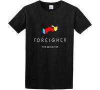 KJTEDZSXD Men's Foreigner The Definitive Men's T-Shirt Manches Courtes(3X-Large)