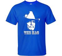 KJTEDZSXD Men's Musician Merle Haggard The Hag Short Sleeve T Shirt Manches Courtes(X-Large)