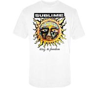 KJTEDZSXD Men's Sublime 40 Oz to Freedom Men's T-Shirt Manches Courtes(X-Large)