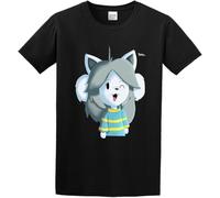 KJTEDZSXD Men's Temmie De Undertale by Lonelinessz Regular Fit T Shirt Manches Courtes(3X-Large)