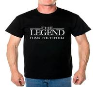 KJTEDZSXD Men's The Legend Has Retired Gift Mens T-Shirt Manches Courtes(Medium)