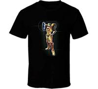 KJTEDZSXD Metroid Samus Aran Sci FI Video Game T Shirt Manches Courtes(Large)