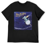 KJTEDZSXD Peter Maffay Tabaluga Und Die Zeichen Males Men's Cotton T-Shirt Shirt Top Black Manches Courtes(Small)