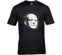 KJTEDZSXD Pinhead Hellraiser 1980S Horror Devil Demon Movie Men T Shirt Funny GraphicsBlack Manches Courtes(Medium)