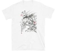 KJTEDZSXD Samurai X Rurouni Kenshin T Shirt Manches Courtes(3X-Large)