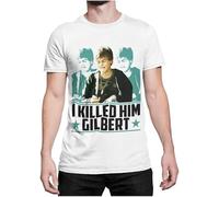 KJTEDZSXD Whats Eating Gilbert Grape I Killed Him Gilbert Funny Quote Unisex Shirt Manches Courtes(Medium)