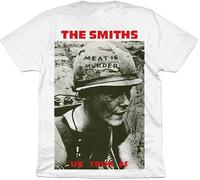 KJTEDZSXD WOD The Smiths Meat is Murder Tour 1985 Soldier Organic T Shirt Morrissey Manches Courtes(Medium)