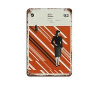 KJUFE Poster de film Blade Runner en métal vintage pour pub, club, café, bar, maison, décoration murale rétro, 20 x 30 cm