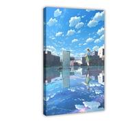 KJUFE Poster du film d'anime Suzume No Tojimari - Décoration pour chambre à coucher, bureau, chambre - Cadeau - 40 x 60 cm