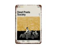KJUFE Poster du film Dead Poets Society 1 - Affiche rétro en métal - Décoration murale - 20 x 30 cm
