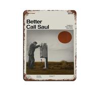 KJUFE Poster rétro « Better Call Saul » en métal - Décoration murale - 30 x 40 cm
