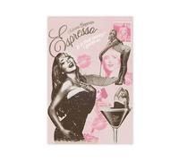 KJUFE Poster Sabrina Carpenter Short N' Sweet sur toile - Décoration murale pour salon, chambre à coucher - 50 x 75 cm