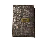 KJUUQBZL 200 Pages A5A6 Code Avec Serrure Journal Livre Bloc-notes Agenda Planificateur Rétro Cahier Simple Main Compte Livre Journal(A5,150sheets)