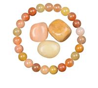 KJUUQBZL Bracelet de perles en pierre d'obsidienne dorée for hommes et femmes, lumière arc-en-ciel, brute, perle ronde, bijoux énergétiques(17cm,6MM BEADS_15 GOLDEN JADE)