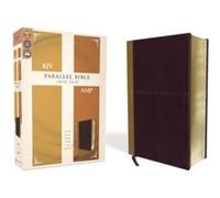 KJV Amplified Parallel Bible Large Print Leathersoft TanBurgundy Red Letter - Zondervan - Zondervan - Livre en Anglais - Leather fine binding ZondervanZondervan (Auteur)
