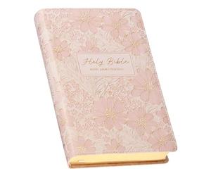 KJV Bible Deluxe Gift Faux Leather, Pink