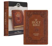 KJV Bible Giant Print Full Size Tan Floral