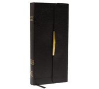 KJV Compact Checkbook Bible, Black Bonded Leather, Red Letter: King James Version, Holy Bible