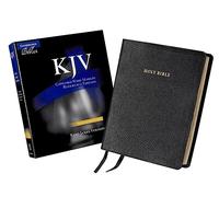 KJV Concord Wide Margin Reference Bible, Black Calf Split Leather, KJ764:XM