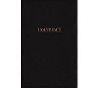 KJV, Deluxe Reference Bible, Super Giant Print, Imitation Leather, Black, Indexed, Red Letter Edition - [Version Originale] Inconnu (Auteur)