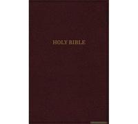 Kjv, Deluxe Reference Bible, Super Giant Print, Imitation Leather, Burgundy, Indexed, Red Letter Edition