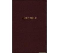 Kjv, Deluxe Reference Bible, Super Giant Print, Imitation Leather, Burgundy, Red Letter Edition
