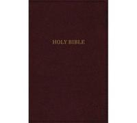 KJV, Deluxe Reference Bible, Super Giant Print, Imitation Leather, Burgundy, Red Letter Edition G