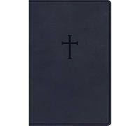 Kjv Everyday Study Bible, Navy Cross Leathertouch