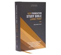 Kjv, Foundation Study Bible, Large Print, Hardcover, Red Letter, Comfort Print