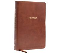Kjv, Foundation Study Bible, Large Print, Leathersoft, Brown, Red Letter, Comfort Print