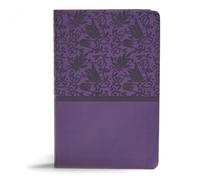 Kjv Giant Print Reference Bible, Purple Leathertouch, Indexed
