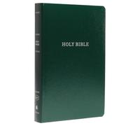 KJV, Gift and Award Bible, Leather-Look, Green, Red Letter Edition, Comfort