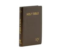 KJV HOLY BIBLE - COMPACT SIZE INDEXED - PEARLVINYL (BROWN)