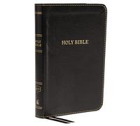 KJV Holy Bible: Compact Thinline, Black Leathersoft, Red Letter, Comfort Print: King James Version