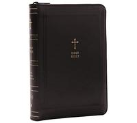 KJV Holy Bible: Compact with 43,000 Cross References, Black Leathersoft Zipper Closure, Red Letter, Comfort Print: King James Version