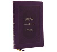 Kjv Holy Bible: Giant Print Thinline Bible, Purple Leathersoft, Red Letter, Comfort Print: King James Version (Vintage Series)