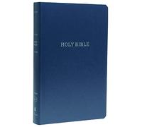 KJV Holy Bible: Gift and Award, Blue Leather-Look, Red Letter, Comfort Print: King James Version