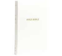KJV Holy Bible: Gift and Award, White Leather-Look, Red Letter, Comfort Print: King James Version