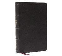 Kjv Holy Bible: Large Print Single-Column With 43,000 End-Of-Verse Cross References, Black Genuine Leather, Personal Size, Red Letter, Comfort Print: King James Version