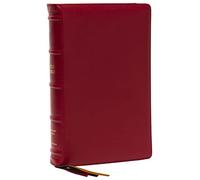 KJV Holy Bible Large Print SingleColumn with 43000 EndofVerse Cross References Red Goatskin Leather Premier Collection Personal Size Red Letter King James Thomas Nelson (Auteur)