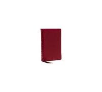 Kjv Holy Bible: Large Print Single-Column With 43,000 End-Of-Verse Cross References, Red Goatskin Leather, Premier Collection, Personal Size, Thumb Indexed: King James Version