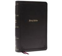 KJV Holy Bible Large Print SingleColumn with 43000 EndofVerse Cross References Black Leathersoft Personal Size Red Letter Comfort Print King James Version Thomas Nelson (Auteur)