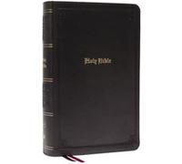 KJV Holy Bible Large Print SingleColumn with 43000 EndofVerse Cross References Black Leathersoft Personal Size Red Letter Comfort Print Thumb Indexed King Thomas Nelson (Auteur)