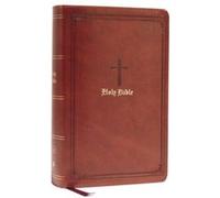 KJV Holy Bible Large Print SingleColumn with 43000 EndofVerse Cross References Brown Leathersoft Personal Size Red Letter Comfort Print King James Version Thomas Nelson (Auteur)
