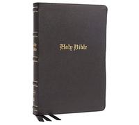 Kjv Holy Bible: Large Print Thinline, Black Genuine Leather, Red Letter, Comfort Print: King James Version